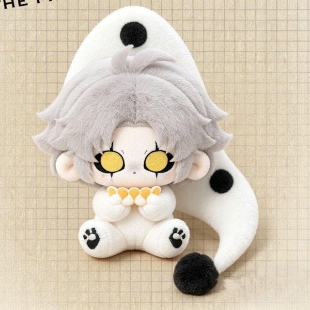 Yiran toy Der Freak Zirkus Pierrot, Plüschpuppe, 10cm, ab 14 Jahren - Bild 1