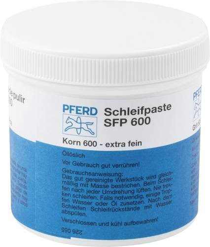 PFERD Schleifpaste SFP Körnung SIC 600 Weiß 250g zum Fein- und Einschleifen von Ventilen und Lagern - Bild 1