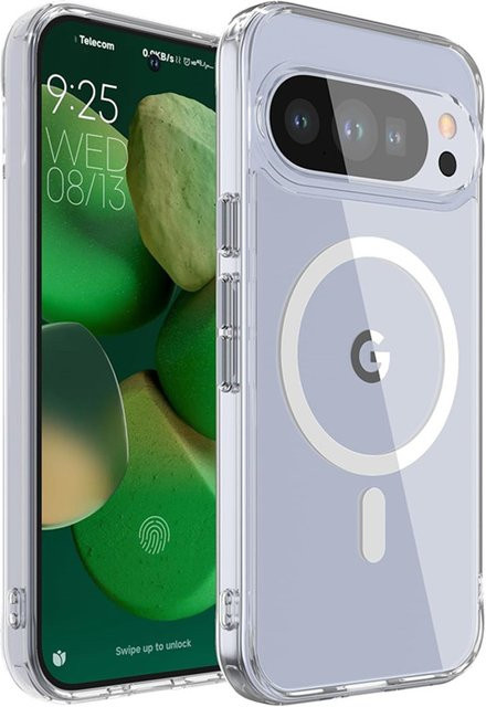 Transparente magnetische TPU-Schutzhülle mit MagSafe Kompatibilität für Google Pixel 8 9 10 Pro XL 5G - Bild 1