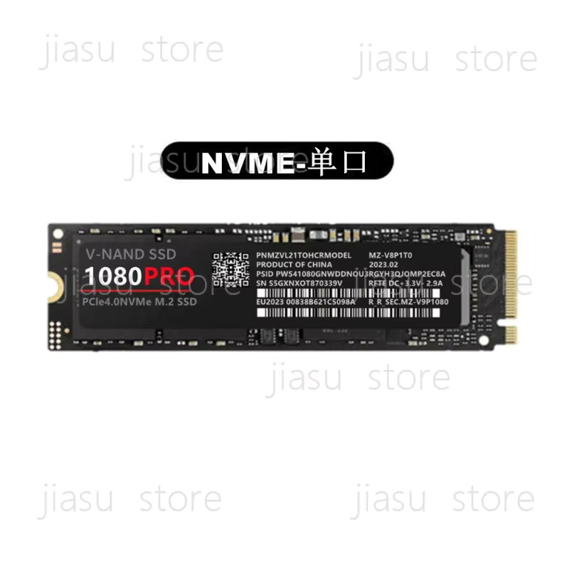 1080PRO 1TB M.2 2280 NVMe SSD PCIe Interne Festplatte für Gaming-PC Schwarz - Bild 2
