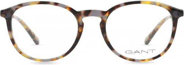 Gant Ga3259 Brille, Herren, Vollrand, Rund, Acetat, Grey Brown Tortoise - Bild 1