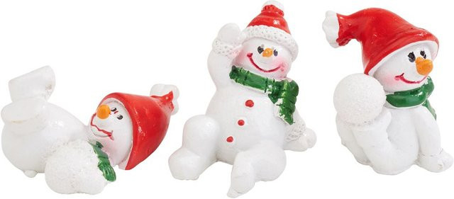 VBS Mini Schneemann Juri aus Polyresin für deine Weihnachtsdekoration - Bild 1