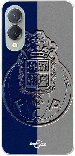 Maniacase Silikon Handyhülle für Samsung Galaxy S25 Edge in Blau, Grau und Schwarz - Bild 1