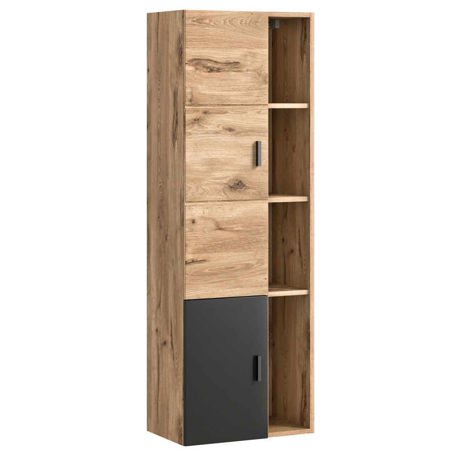 Midischrank GRADO xonox.home Eiche Nox Oak Nb B/H/T: 48 x 144 x 35 cm - Bild 2