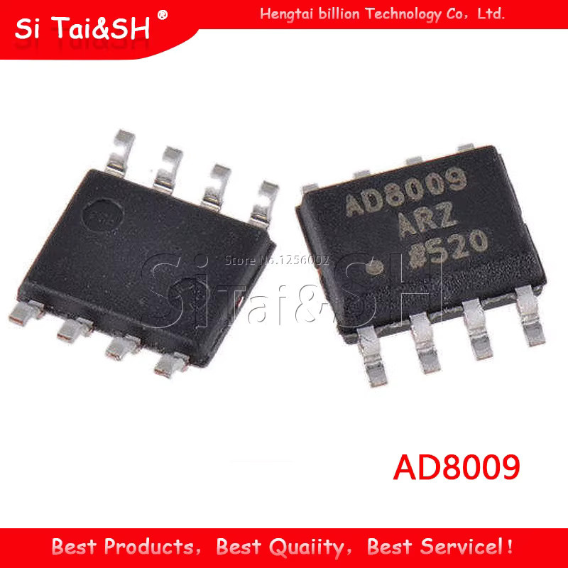 5 Stück AD8009ARZ IC in Schwarz, SOP8 SMD Typ von Si Tai&SH - Bild 2