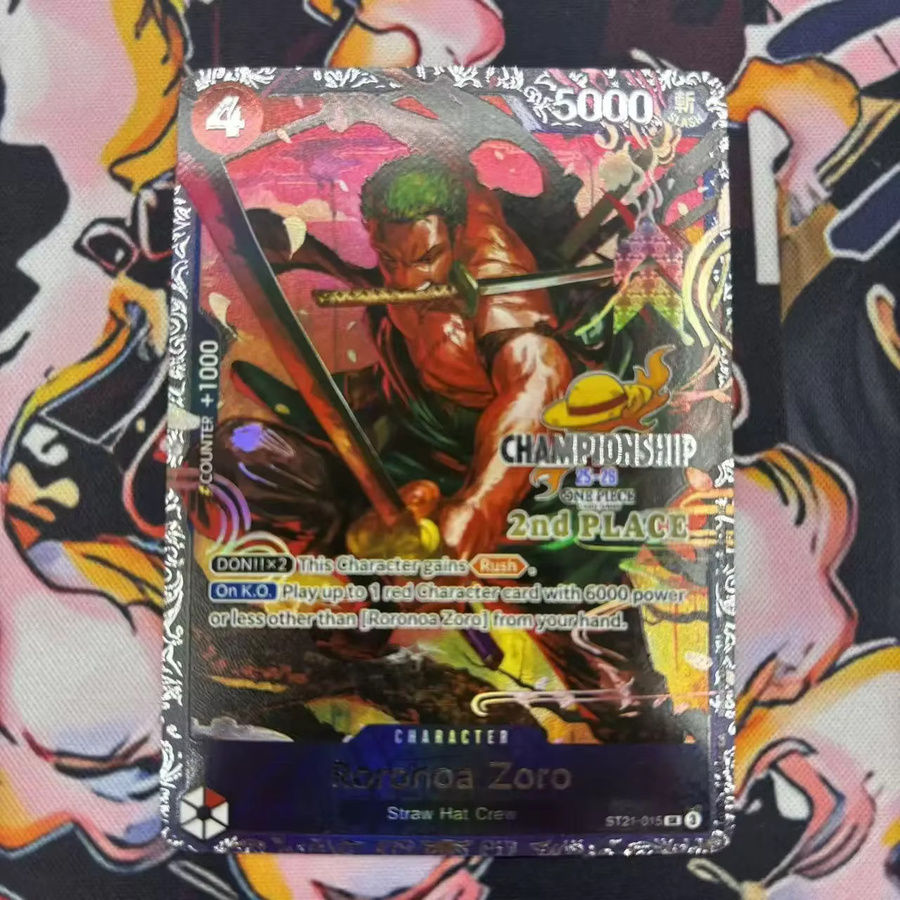 Bandai One Piece Roronoa Zoro Sammelkarten, English - Bild 2