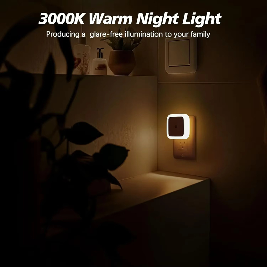 KDULIT LED Nachtlichter mit intelligentem Dämmerungssensor für Flur, Schlafzimmer und Badezimmer - Bild 3