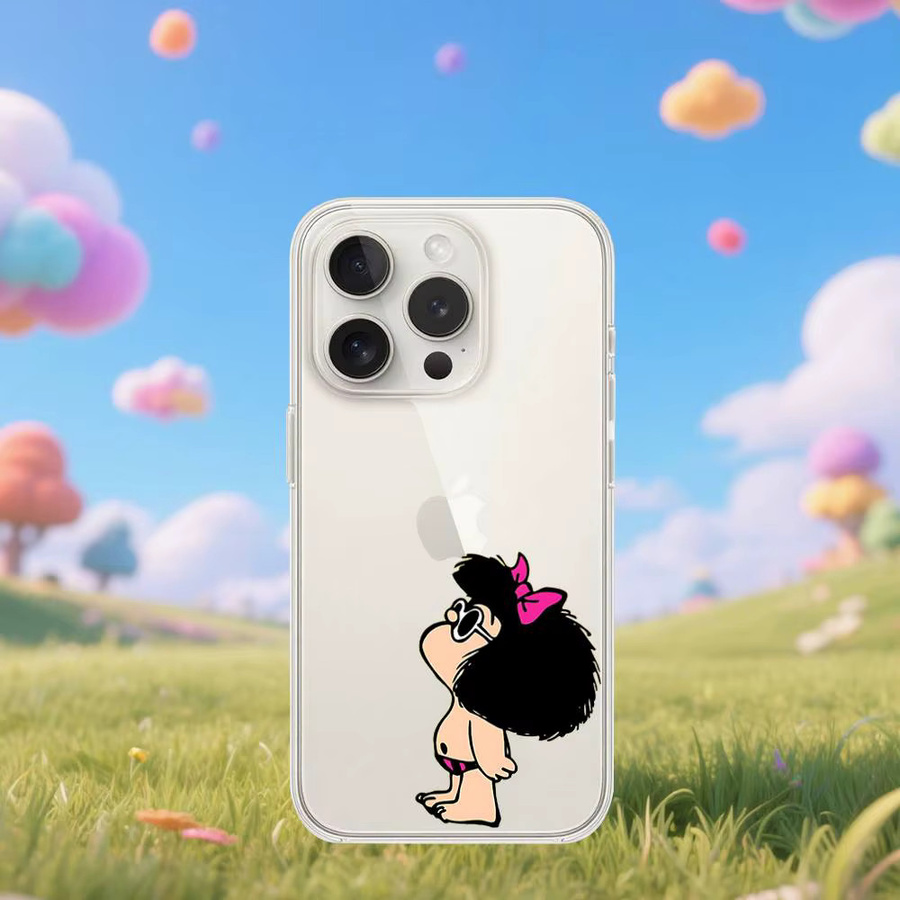 M-Mafalda Handyhülle für iPhone 17 16 15 14 13 12 11 Pro Max Plus Transparent - Bild 3