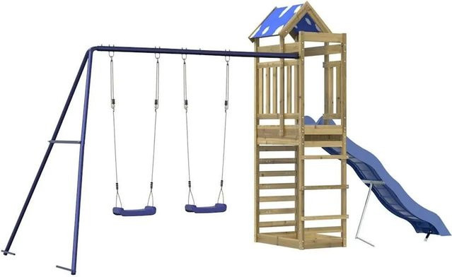 vidaXL Spielturm aus imprägniertem Kiefernholz 3279168 - Bild 1