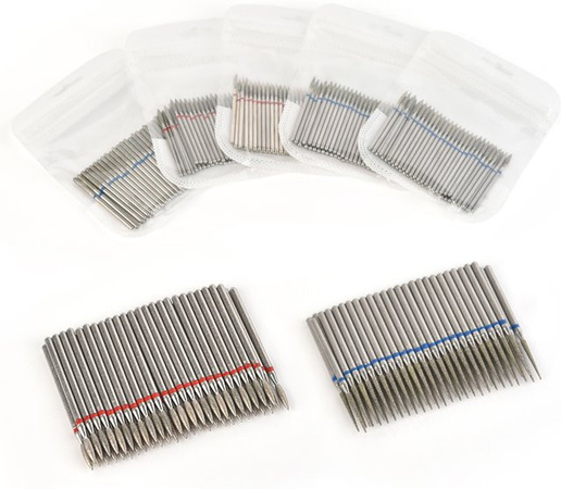 missguoguo Diamant Fräser Set für Maniküre, 50 Stück