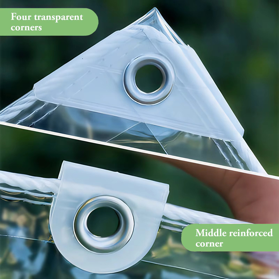 Wasserdichte und frostbeständige Hochleistungsplane aus transparentem PVC mit 420 g/m² - Bild 4