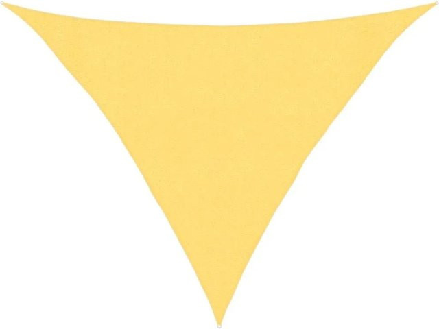 Furnicato Sonnensegel Dreieck aus HDPE in Beige, B/T/H: 300 x 300 x 400 cm - Bild 1