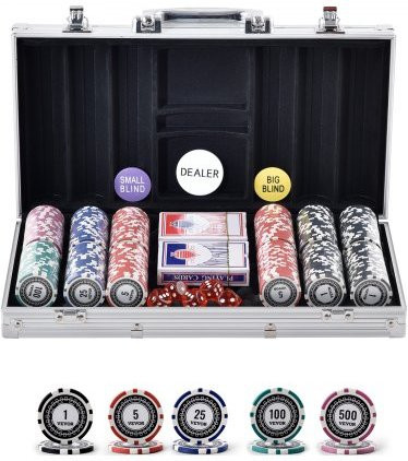VEVOR Poker Chip Set Poker Spiel mit Aluminium Case - Bild 1