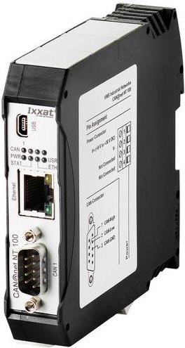 Ixxat CAN@net NT 100 CAN Umsetzer 24 V/DC in Schwarz mit Ethernet/LAN und USB - Bild 1