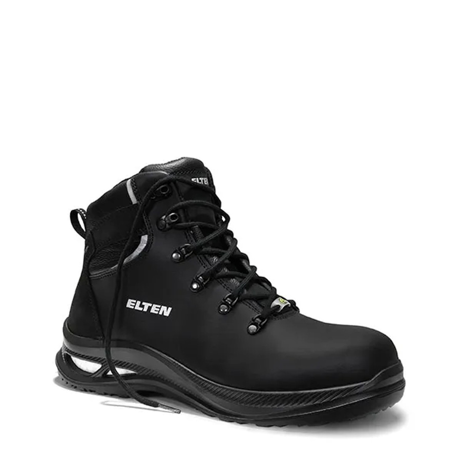 Elten Sicherheitsstiefel Terence Xxg Black Mid Esd S3 Hi aus Rindleder in Schwarz, Größe 46 - Bild 2