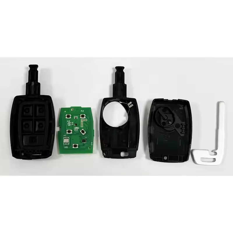 KEYECU ID48 Chip Aftermarket Fernbedienungsschlüssel für Volvo C30 V40 S40 V50 D5 S60 C70 V70 XC90, 433MHz, Schwarz - Bild 3