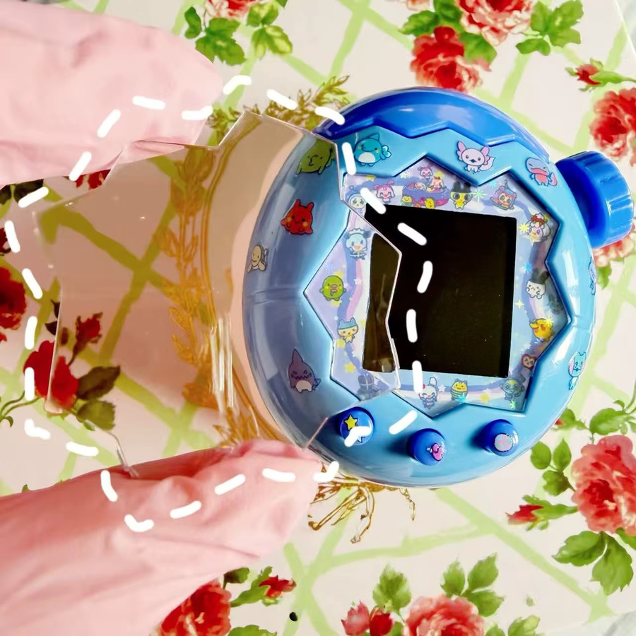 Bandai Tamagotchi Paradise, transparente Frontcover-Bildschirmabdeckung und transparente Panel-Bildschirmset - Bild 2