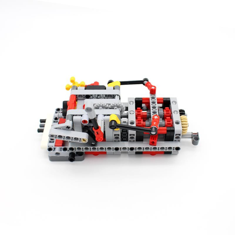 Yiran toy Elektrotechnik Mechanischer Motor Bausteine 8-Gang-Getriebe ab 14 Jahren - Bild 2