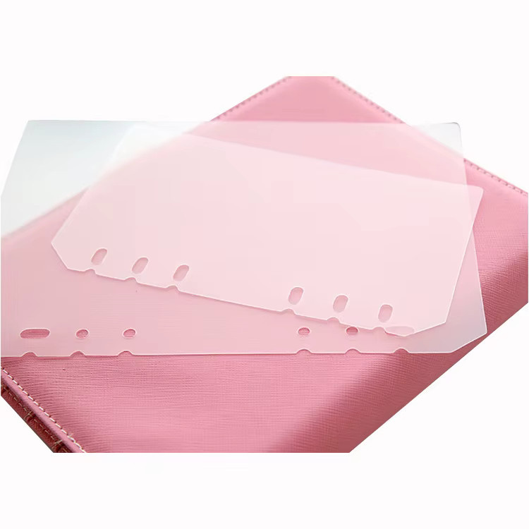Coliky Universal Loseblatt Teiler und Schallwand aus PP, Transparent Matt, passend für A5 A6 A7 B5 A4 Notebooks - Bild 2