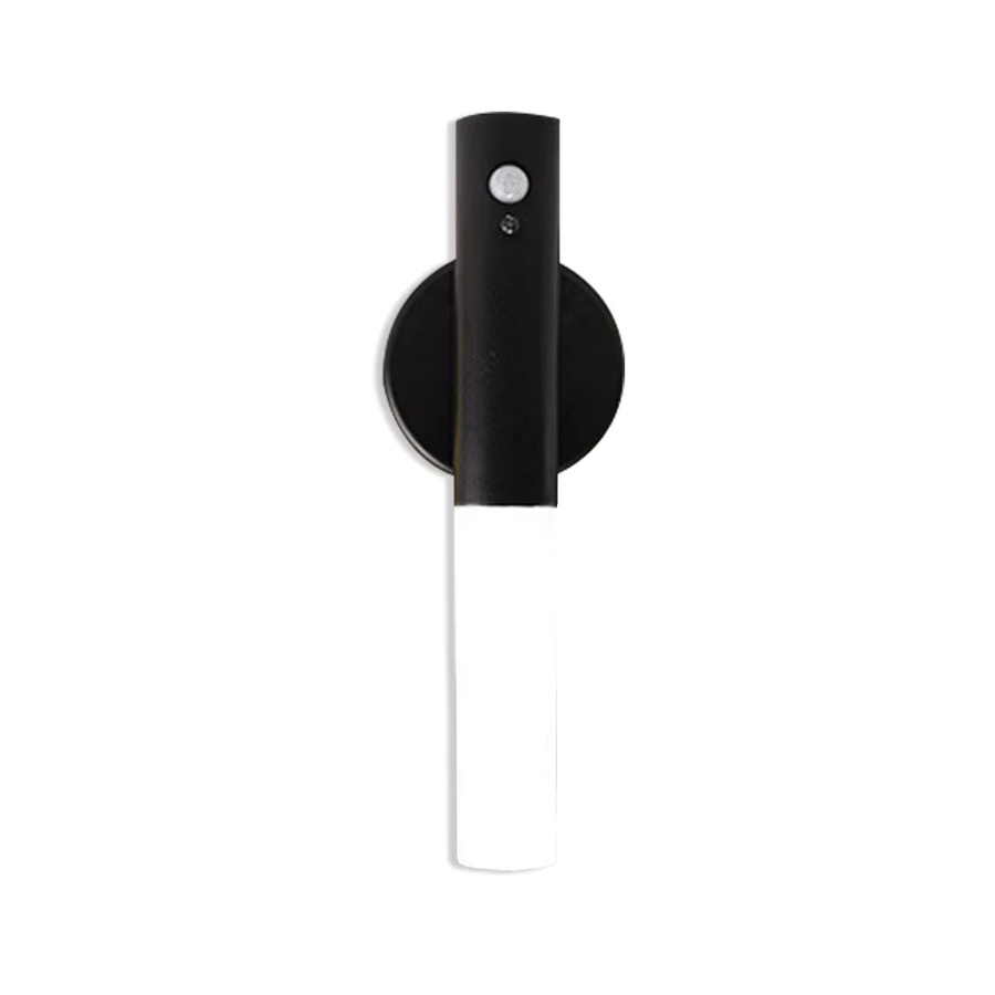DARHYN LED Wandlampe mit Bewegungssensor, Wiederaufladbares Nachtlicht in Warmweiß, Schwarz - Bild 5