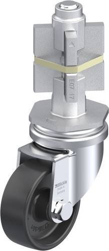 Blickle LRA-POA 50G-E07 Lenkrolle mit Rad-Durchmesser 50 mm und einer Tragfähigkeit von 75 kg in Schwarz und Grau - Bild 1
