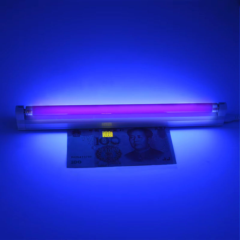 Guillermo UV Schwarzlicht LED T5 Lampe Schwarz Hellblau 365nm für Fluoreszenz und Geld Erkennung - Bild 3