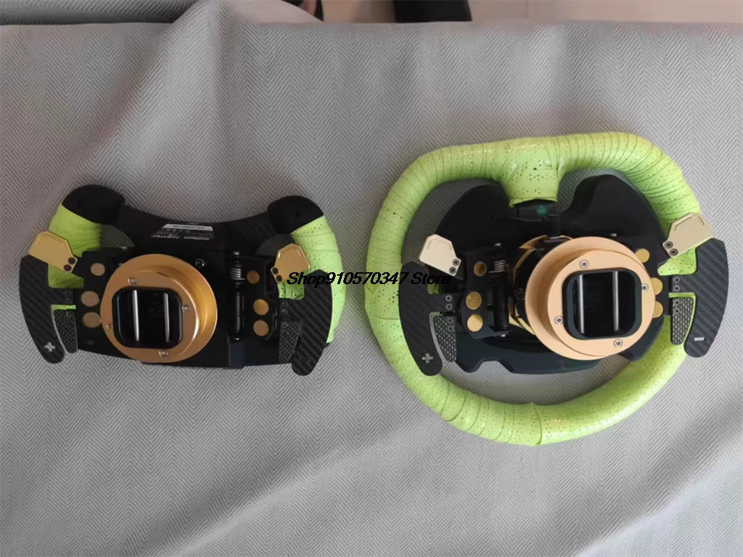 Fanatec CNC Metall Quick Release QR2 Pro Adapter für Racing Simulator Lenkräder in Gold - Bild 4