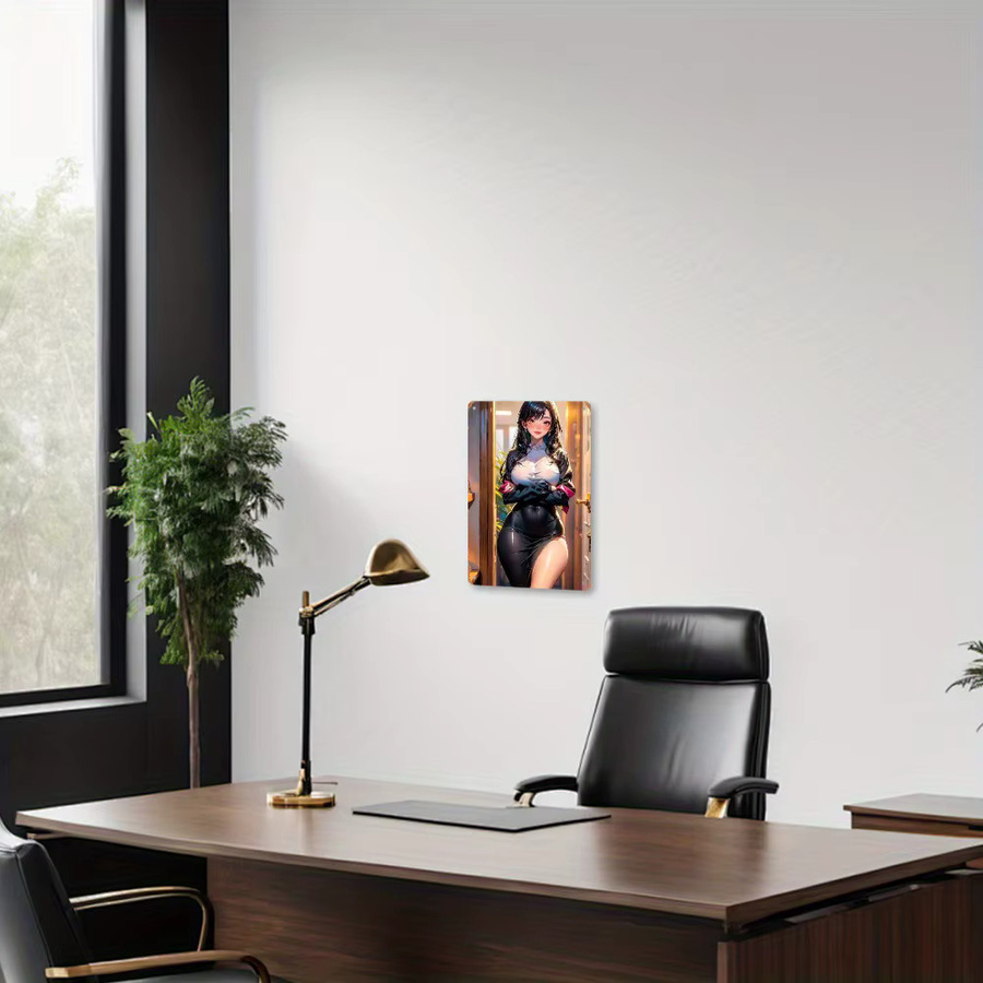 CIFBUY Anime Retro Metall-Wandkunst Eisenschild in Multicolour, Breite: 30,48 cm, Höhe: 20,32 cm - Bild 3