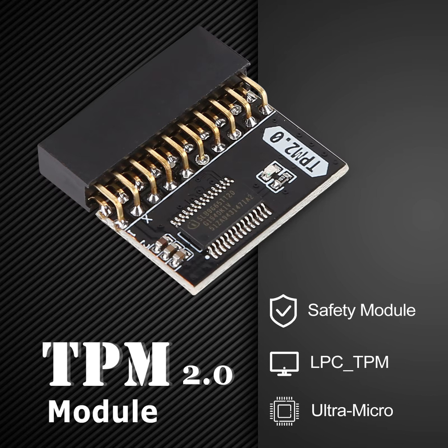 Gigabyte TPM 2.0 Modul 20-Pin Remote-Karte für Motherboard Ersatzteil in Schwarz - Bild 4