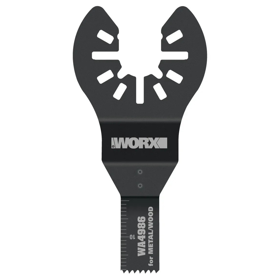 Worx Endcut Universal Sägeblatt für Oszillierende Multitools, Schwarz, 10 mm - Bild 2