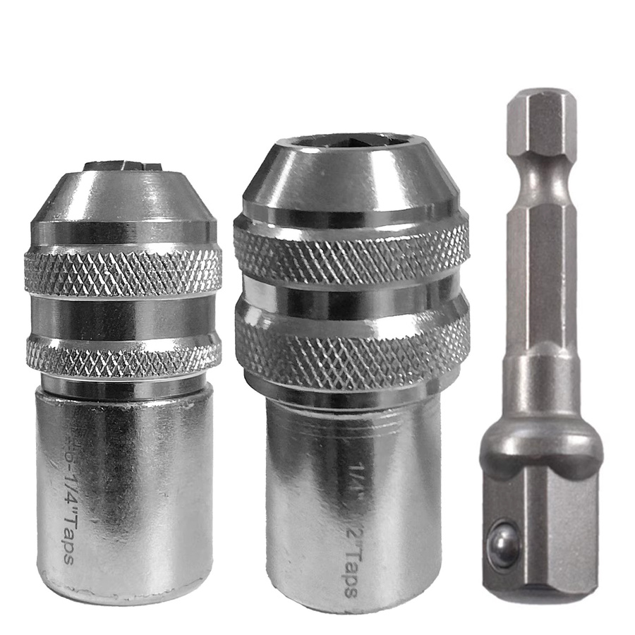 TVWVT 2+1-teiliges Set verstellbarer Gewindebohrer und Spezial-Windeisen M3-M12 für Wasserhähne und Lochverlängerungen - Bild 3