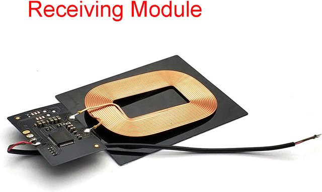 SZEKS Wireless Charger Sender Empfänger Modul Qi Standard Schnelllade Platine in Schwarz - Bild 1