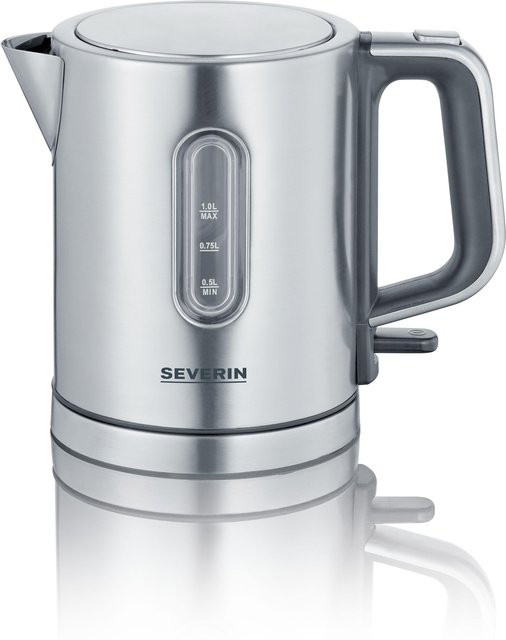 Severin Wasserkocher WK 3401 in Silber, 1 l - Bild 1