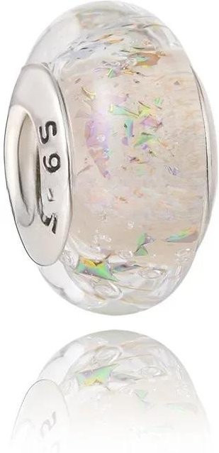 Yiran pet products Charms, Murano Glas, Bunt, Regenbogen, Schneeflocken, Sterne, Damen - Bild 1