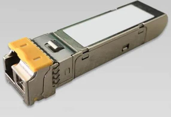 Planet MGB-TSB SFP Transceiver Faseroptik mit mini-GBIC Schnittstelle, 1000 Mbit/s, Orange/Metallisch - Bild 1