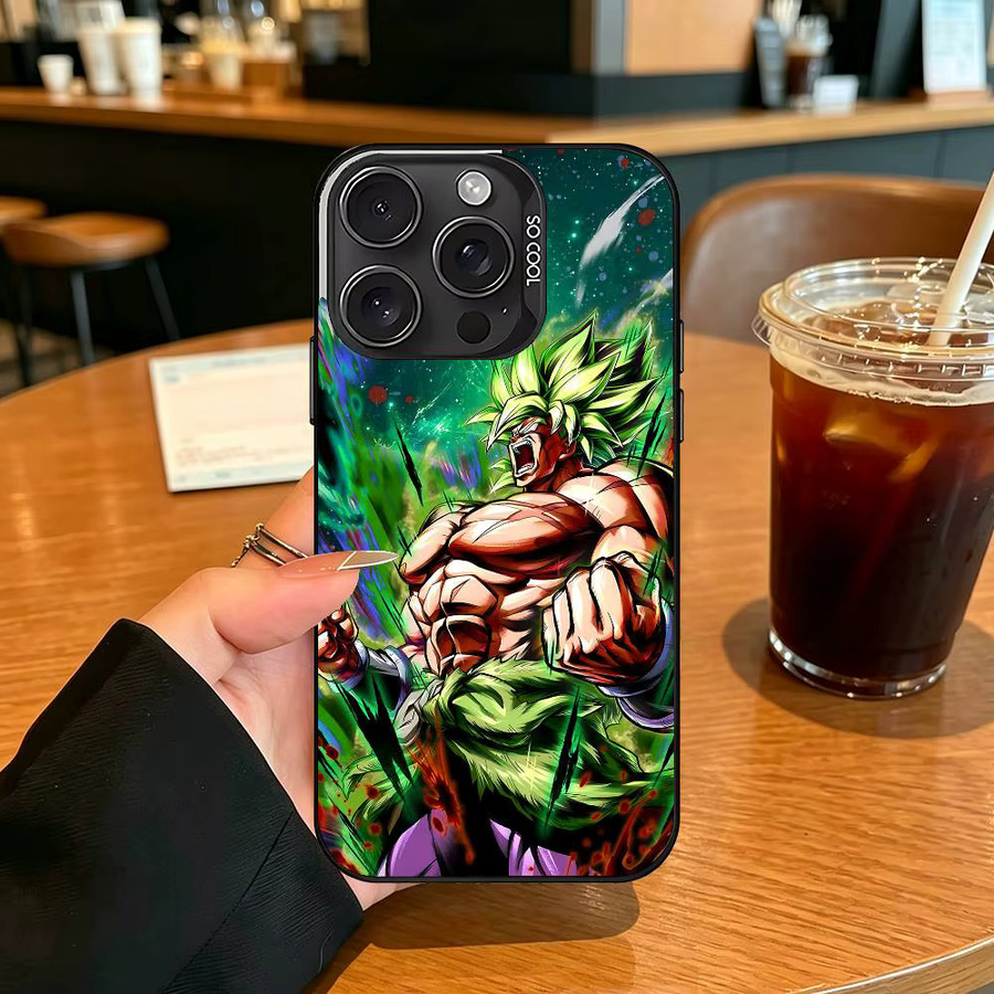 Dragon Ball Broly Stoßfeste Handyhülle in Silber für iPhone 11 bis iPhone 17 Pro Max - Bild 6