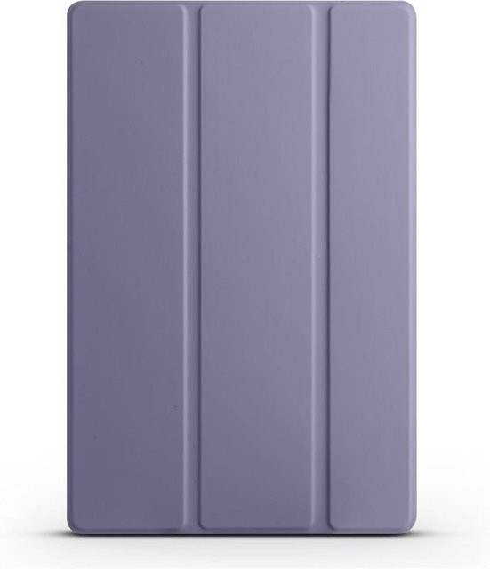 Magnetische Smart Schutzhülle für OPPO Pad Air 10.4, dreifach faltbare Tablet-Hülle, Farbe: Lila - Bild 1