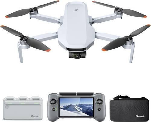 Potensic ATOM 2 Fly More Combo Quadrocopter mit RC PTD 1 Kamera und GPS in Grau - Bild 1