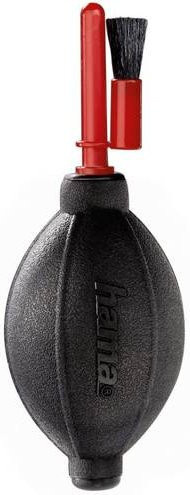 Hama DustEx Blasebalg mit Brush 55 in Rot und Schwarz - Bild 1