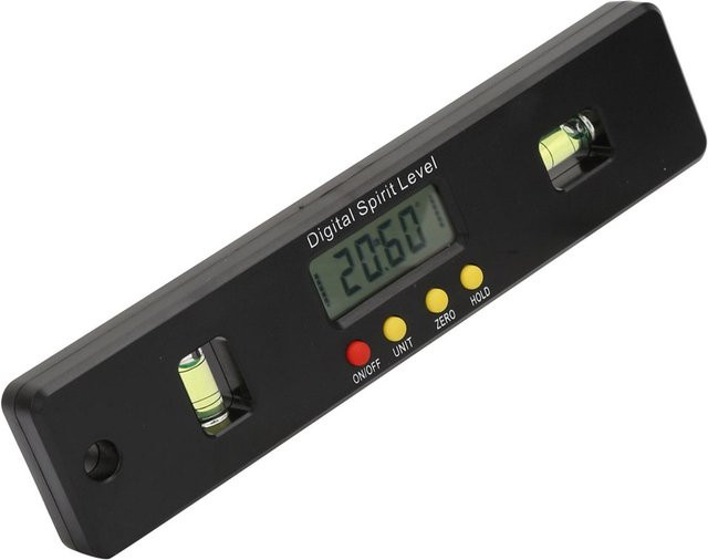 Koogeelife Mini Digital Winkelmesser mit 360 Grad Neigungsmesser und Magnet, Grau - Bild 1