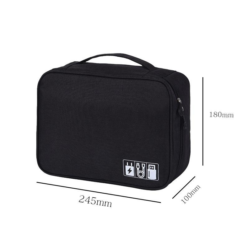 Binchi Outdoor Product Reisekabeltasche für EJEAS V6C V4C Vnetphone und Motorrad-Interphon in Schwarz - Bild 5