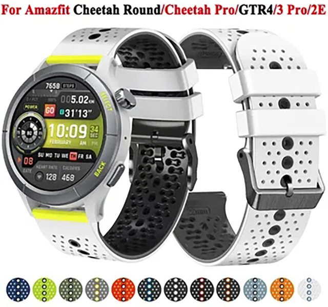 QCTOG Uhrenarmband Silikon, 22 mm, Unisex - Bild 1