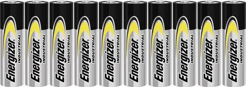 Energizer Industrial LR06 AA Alkaline-Mangan Batterien 1,5V, 10 Stück, Silber - Bild 1