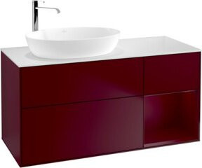 V&B Waschtischunterschrank Finion in Weiß, B/T/H: 120 x 50,1 x 50,1 cm - Bild 1