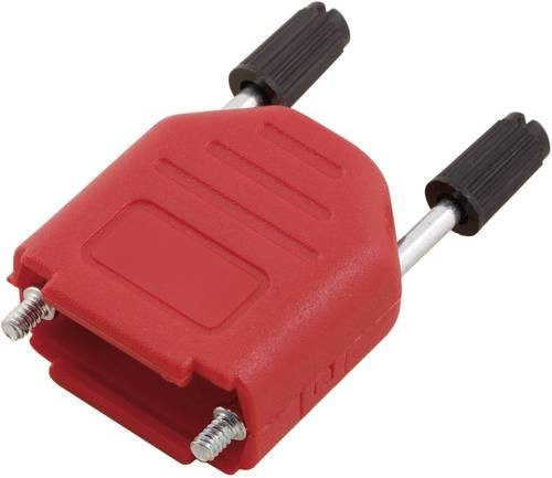 MH Connectors D-SUB Gehäuse MHDPPK09-R-K 6353-0103-01 aus Kunststoff mit 9 Polen, 180 Grad, Rot - Bild 1