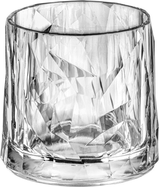 koziol Trinkglas Lowball Club No. 2 Superglas mit Eichstrich, transparent, 330 ml, 50 Stück - Bild 1