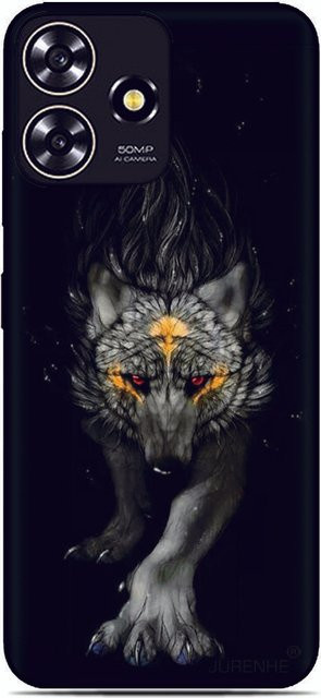 Wolf Tier Handyhülle für Motorola Moto G-Serie in Schwarz - Bild 1
