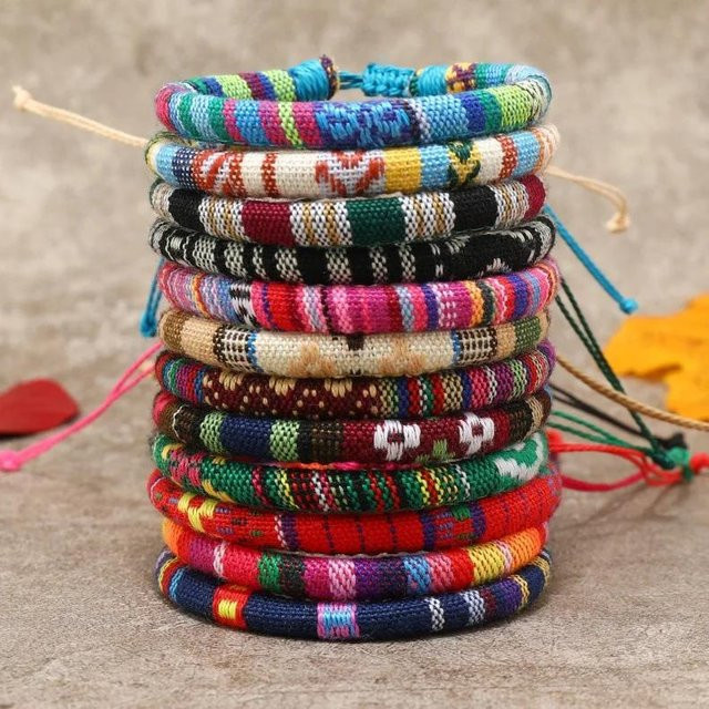 YIRAN Armband Set, Bunt, Baumwolle, Unisex - Bild 1