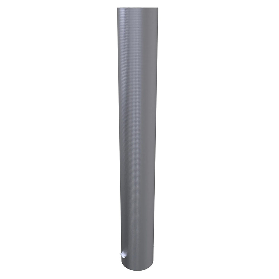 Schake Absperrpoller zum Einbetonieren aus Stahl, Feuerverzinkt, Grau, Durchmesser: 32,3 cm, Höhe: 240 cm - Bild 2