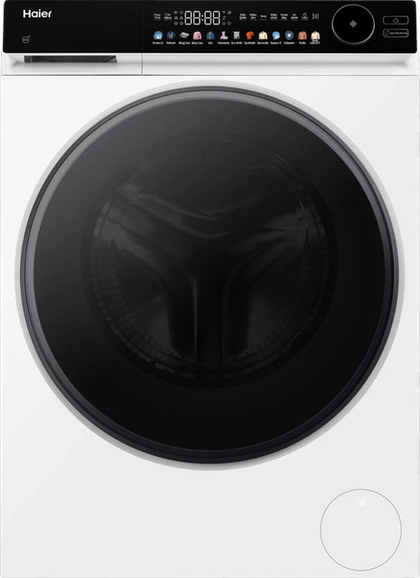 Haier Waschmaschine HW90-B14667TU1 in Weiß mit 9 kg Kapazität, Frontlader, 1400 U/min Schleuderdrehzahl und Steam-Programmen sowie WiFi und Bluetooth - Bild 1
